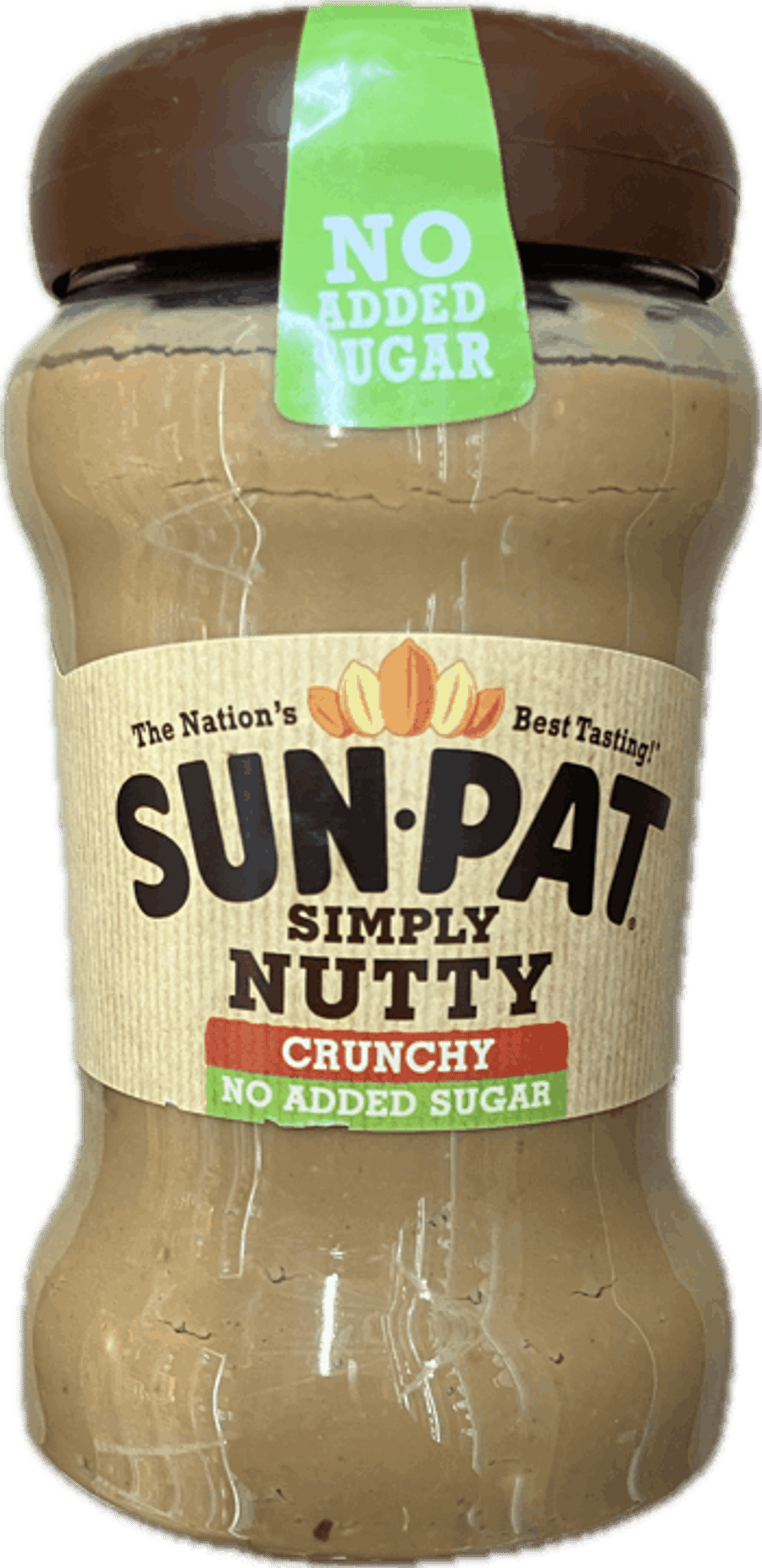 Sun hnetusmjör crunchy 400 gr