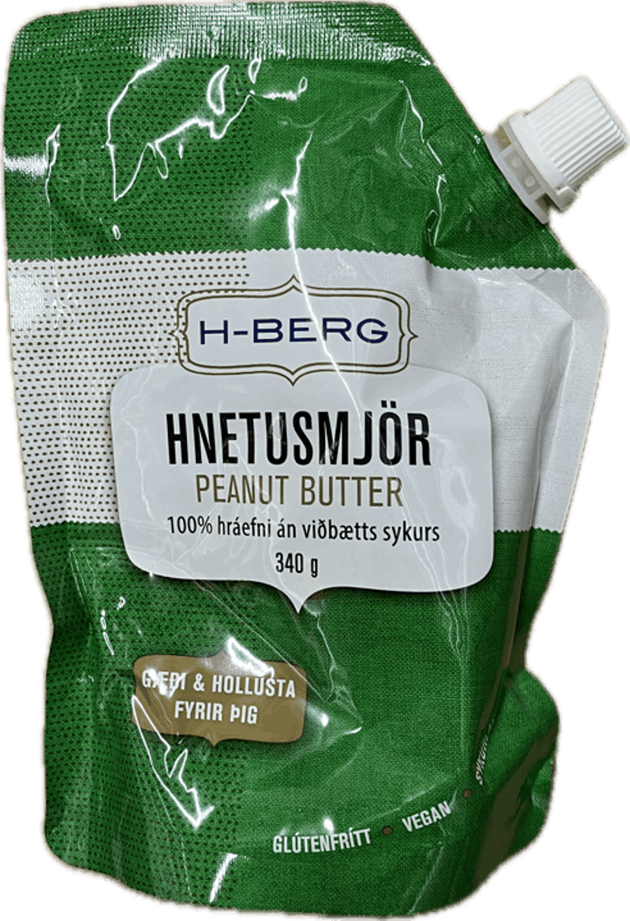 H-berg hnetusmjör 340 gr