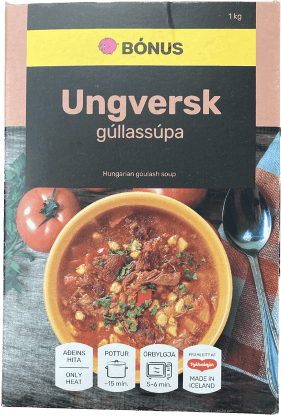 Bónus gúllas súpa 1 kg