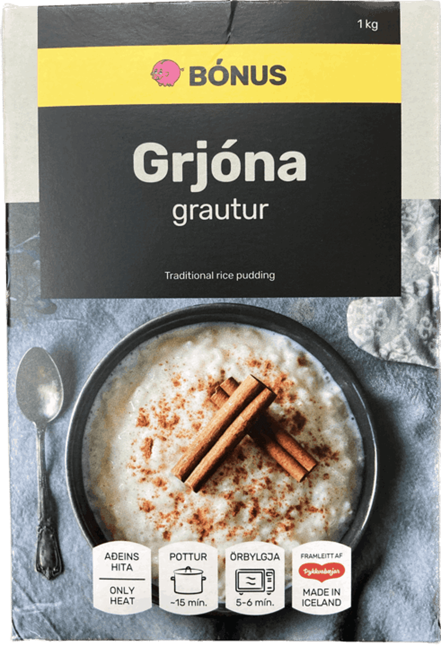 Bónus grjóna grautur 1 kg