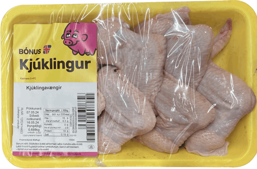 Bónus kjúklingavængir ca. 650 gr