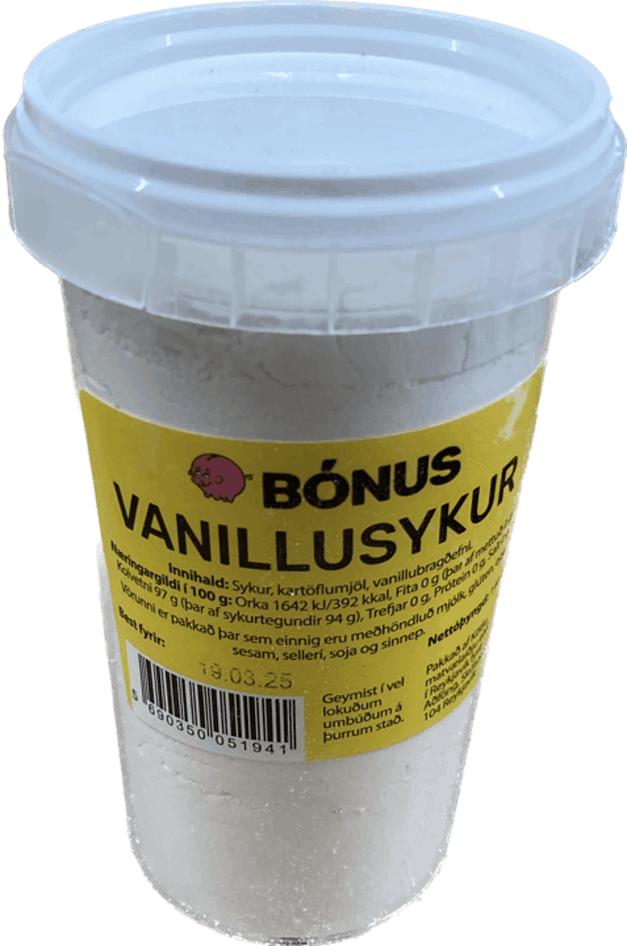 Bónus vanillusykur 140 gr