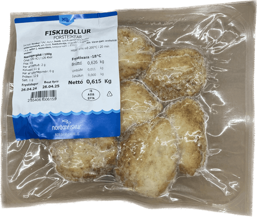 Norðan fiskur fiskibollur ca. 600 gr