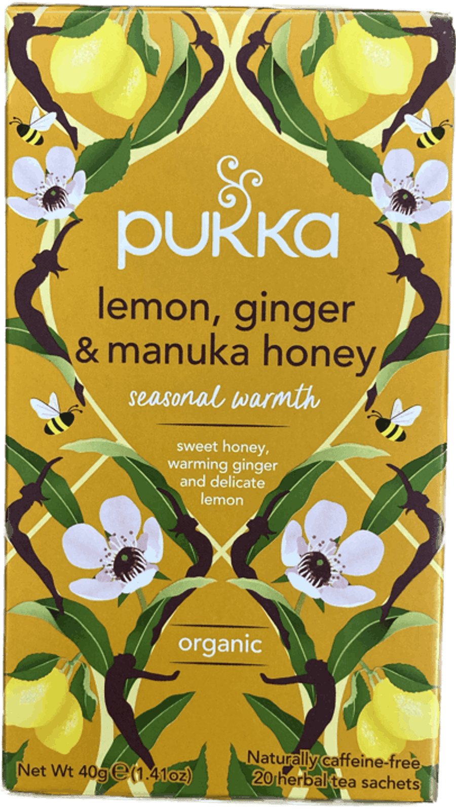Pukka lemon, ginger & honey 20 stk