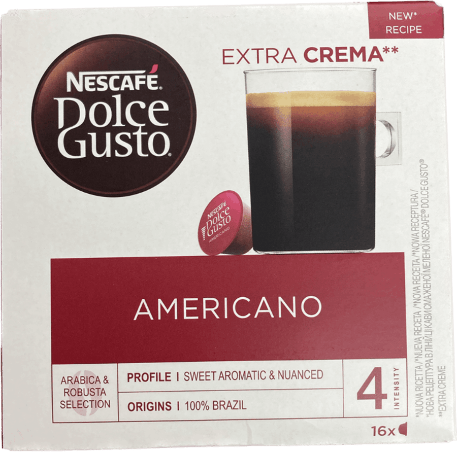 Dolce gusto americano 16 stk