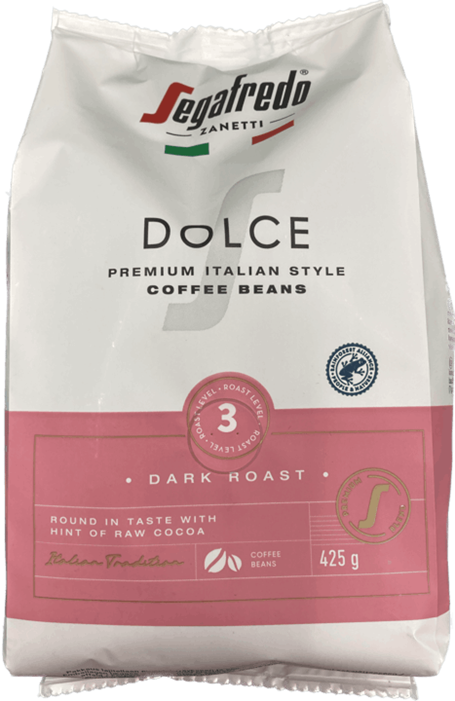 Segafredo Zanetti Dolce kaffibaunir 425 g