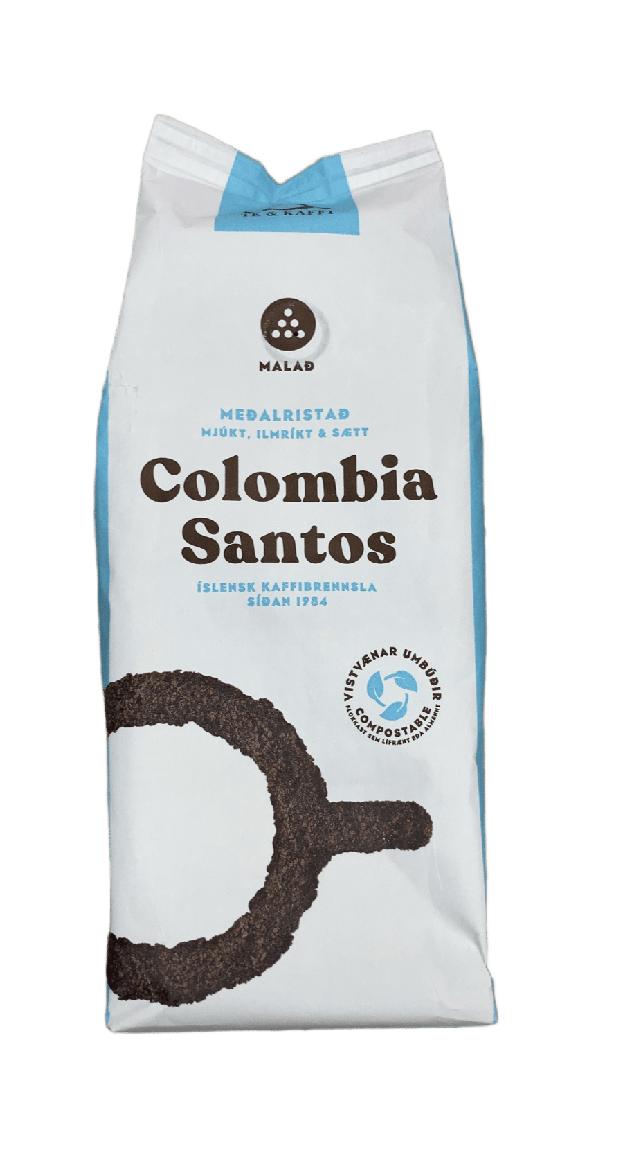 Te & Kaffi Colombia Santos Malað 400 g