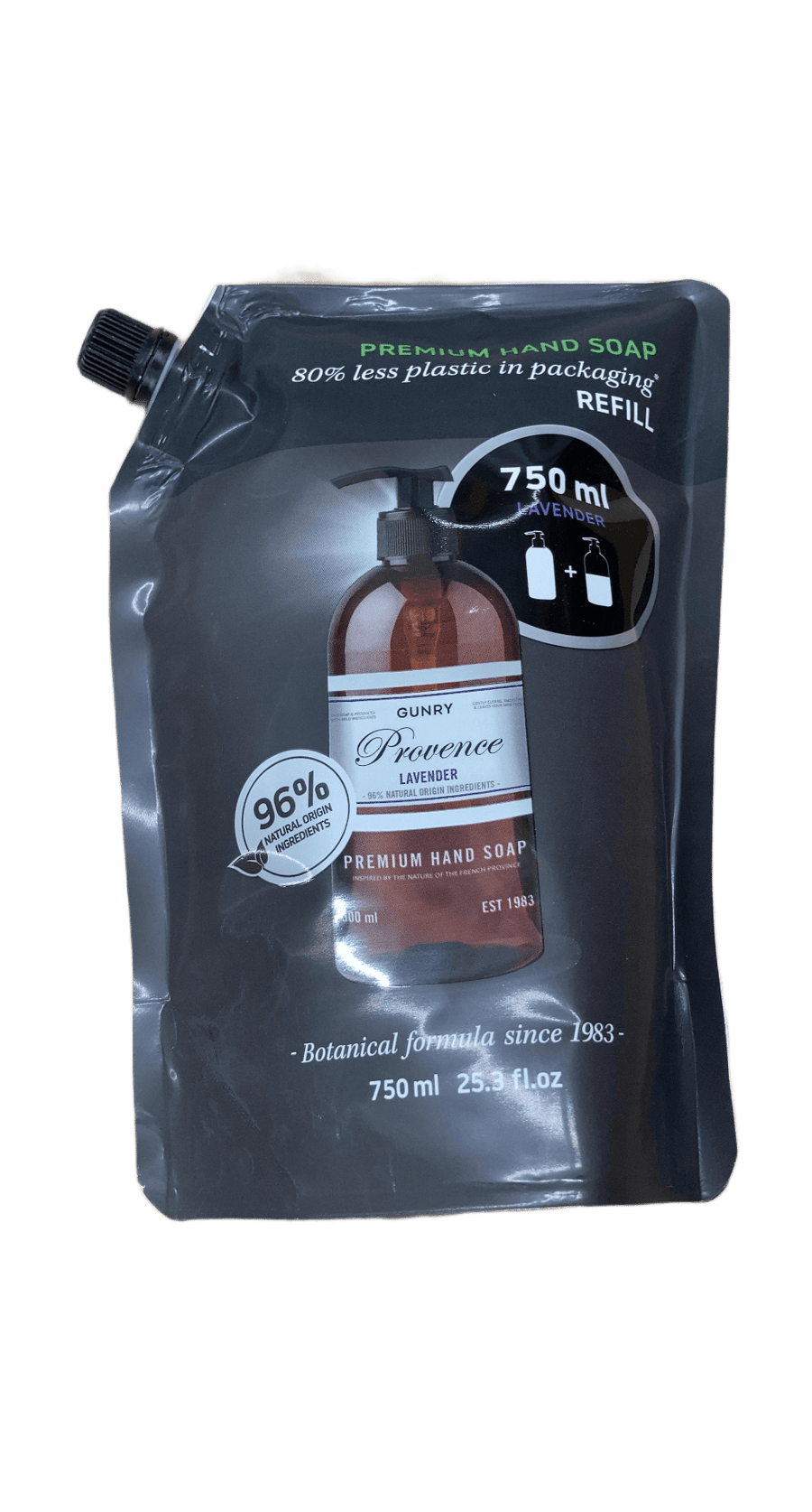 Gunry Provence Lavender Premium handsápuáfylling 750 ml