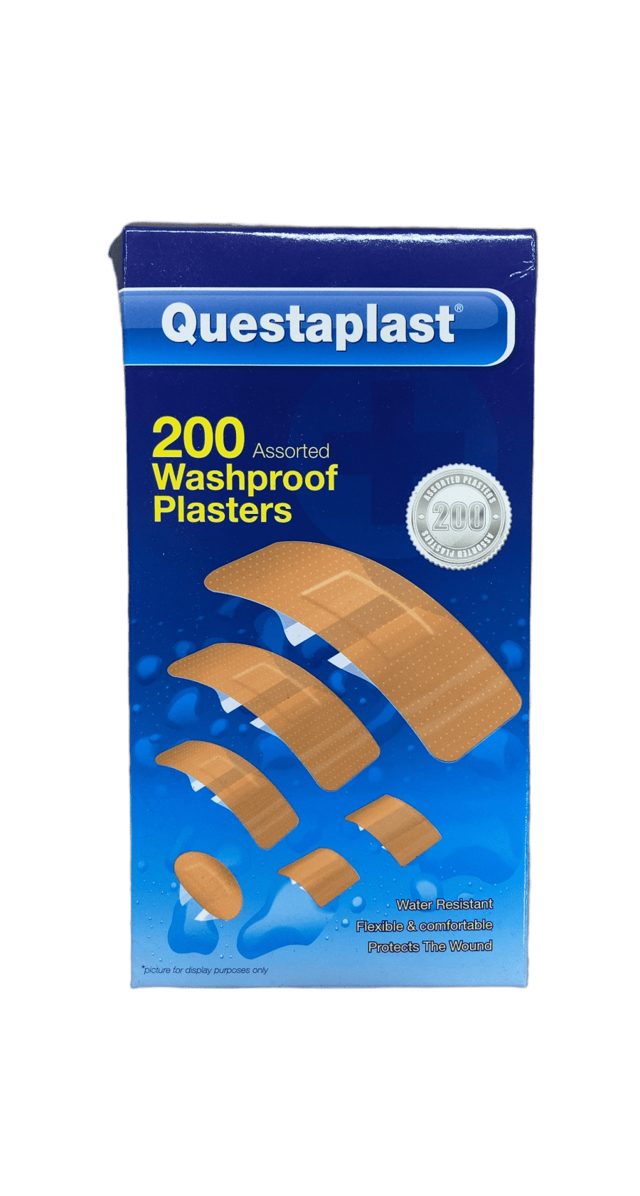 Questaplast blandaðir vatnsheldir plástrar 200 stk