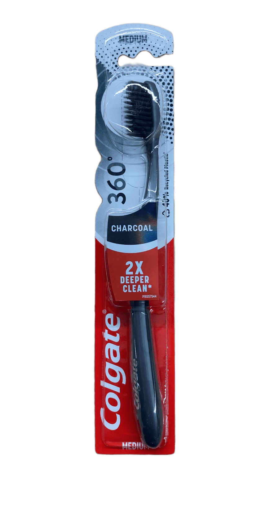 Colgate 360 Charcoal miðlungs tannbursti