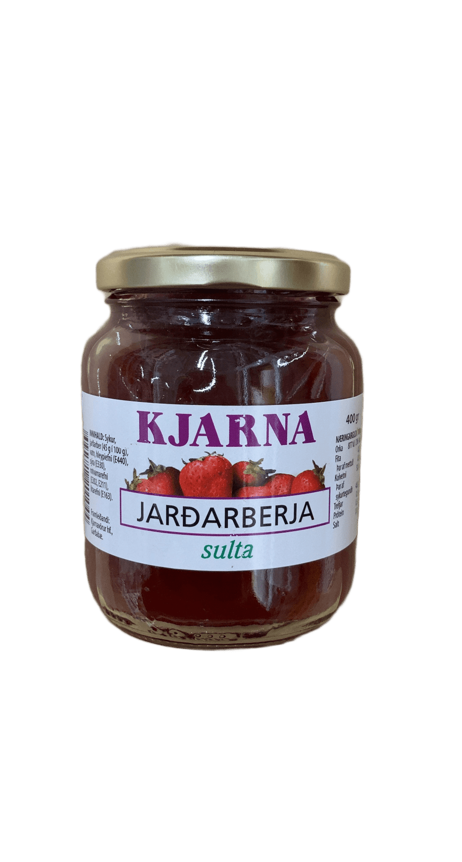 Kjarna Jarðarberja Sulta 400 g