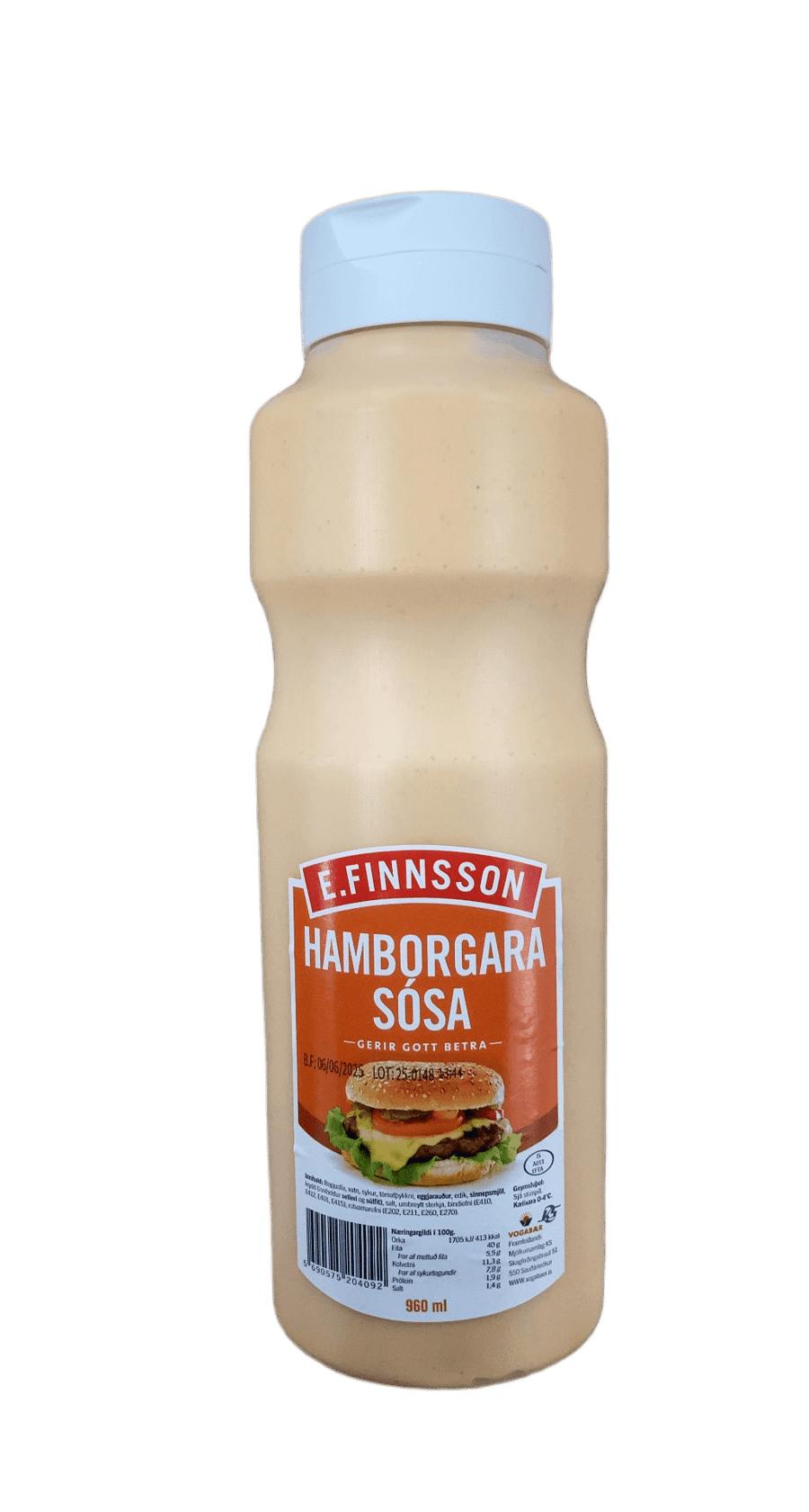 E. Finnsson Hamborgarasósa 960 ml