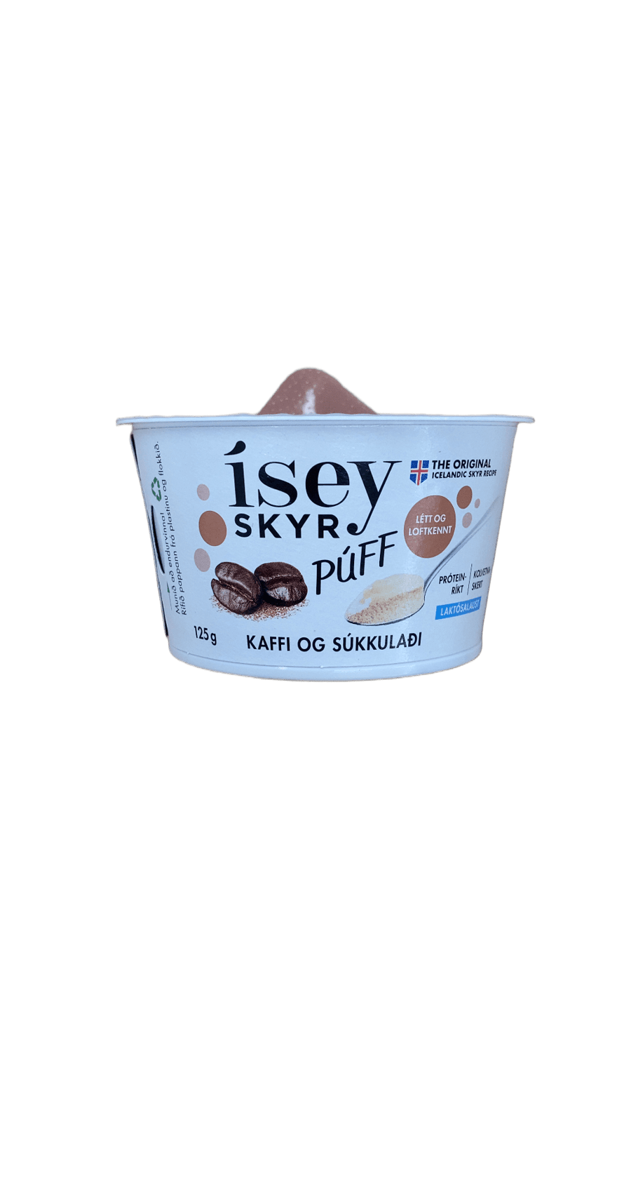 Ísey Skyr Púff Kaffi og Súkkulaði 125 g