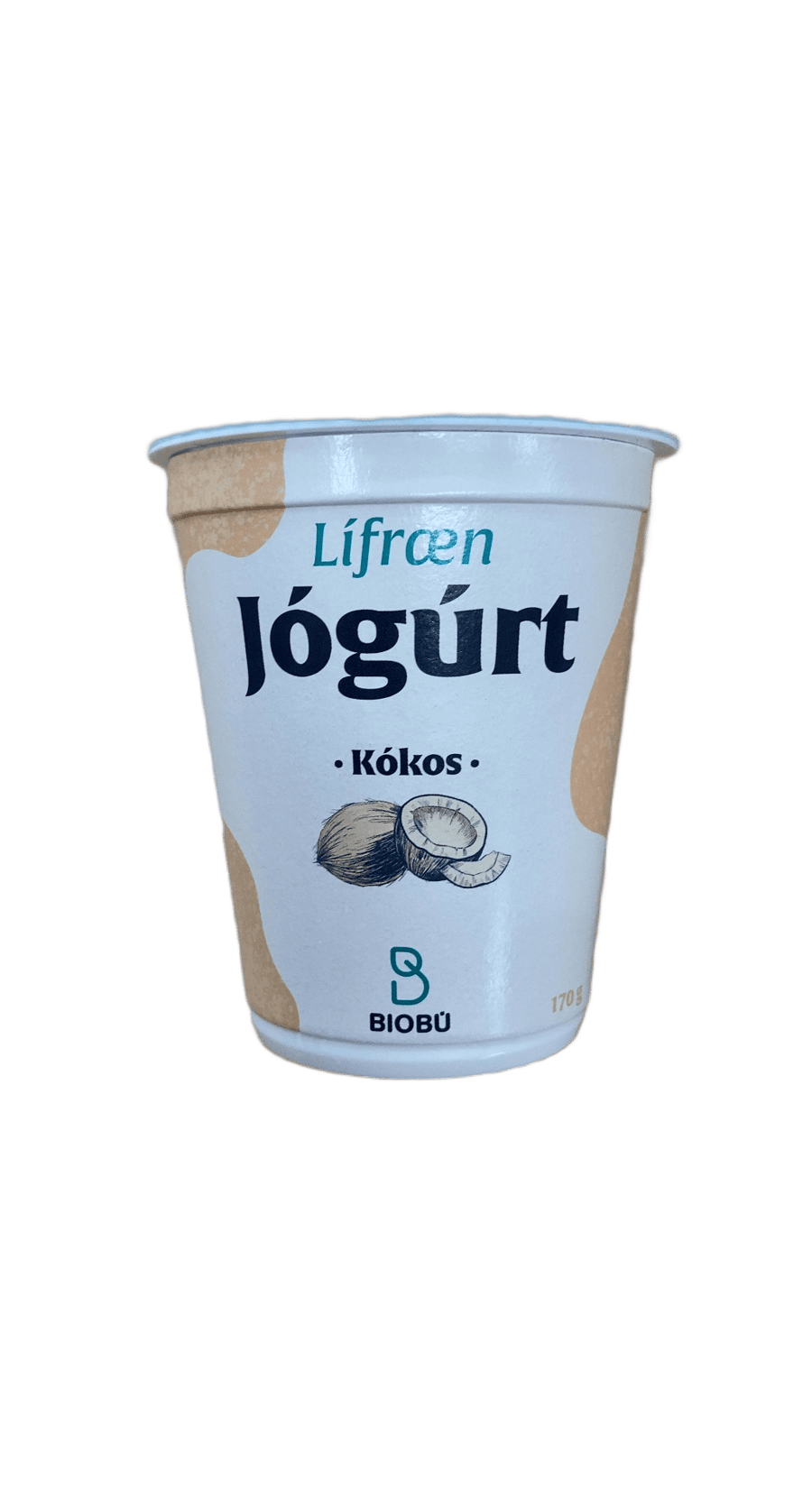 Biobú Lífræn Jógúrt Kókos 170 g