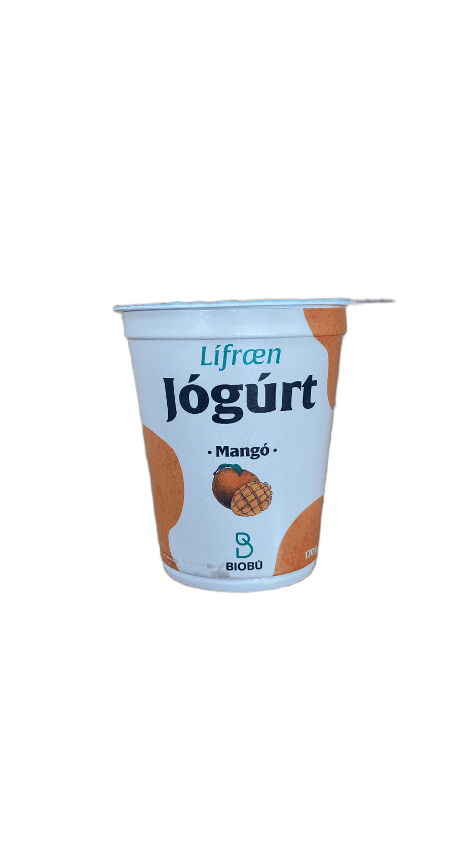 Biobú Lífræn Jógúrt Mangó 170 g