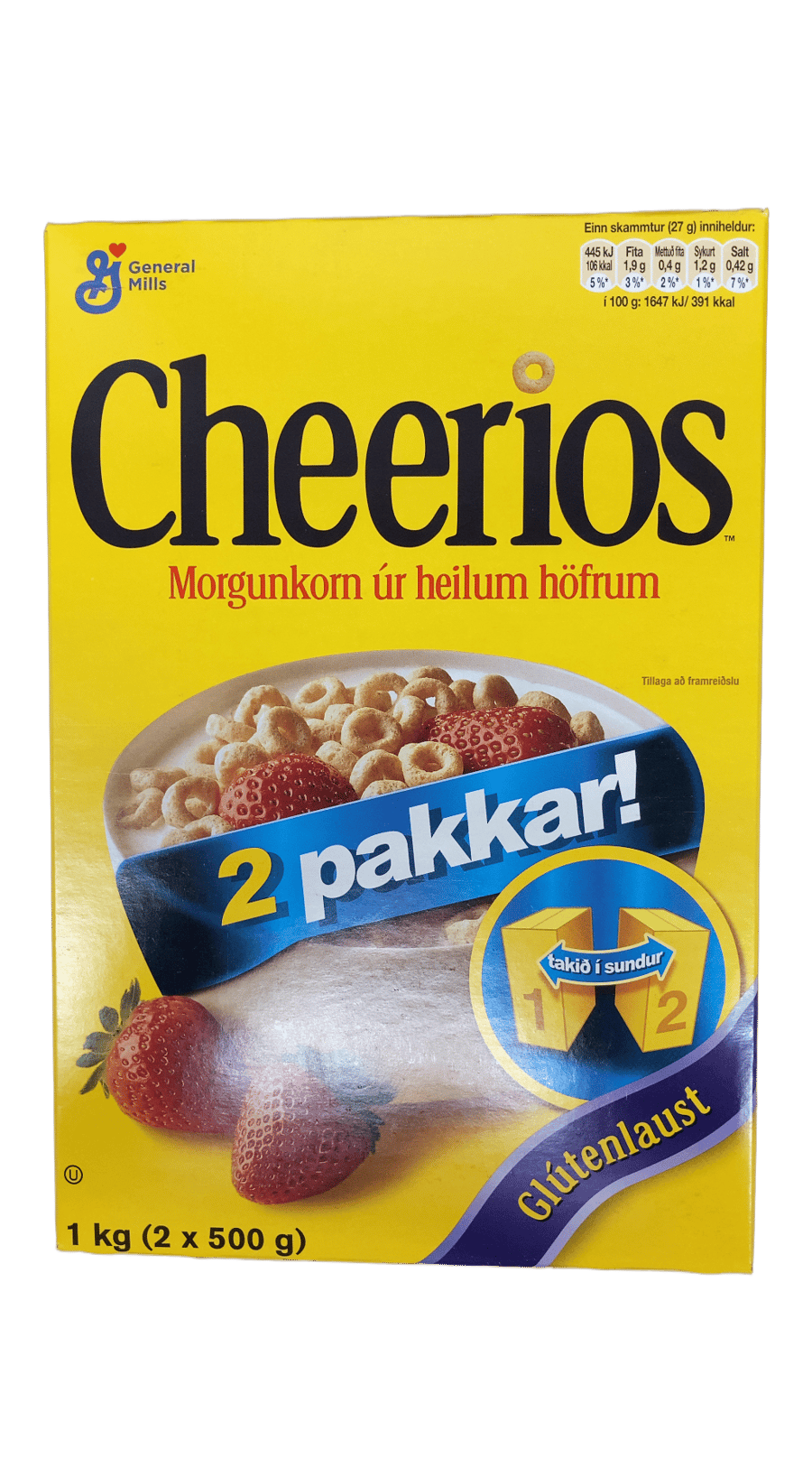 Cheerios Morgunkorn úr Heilum Höfrum