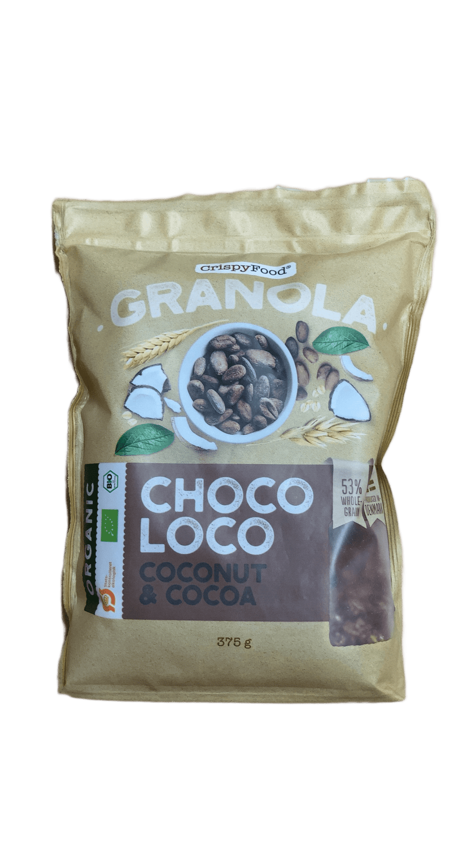 Crispy Food Choco Loco kókos- og kakógranóla