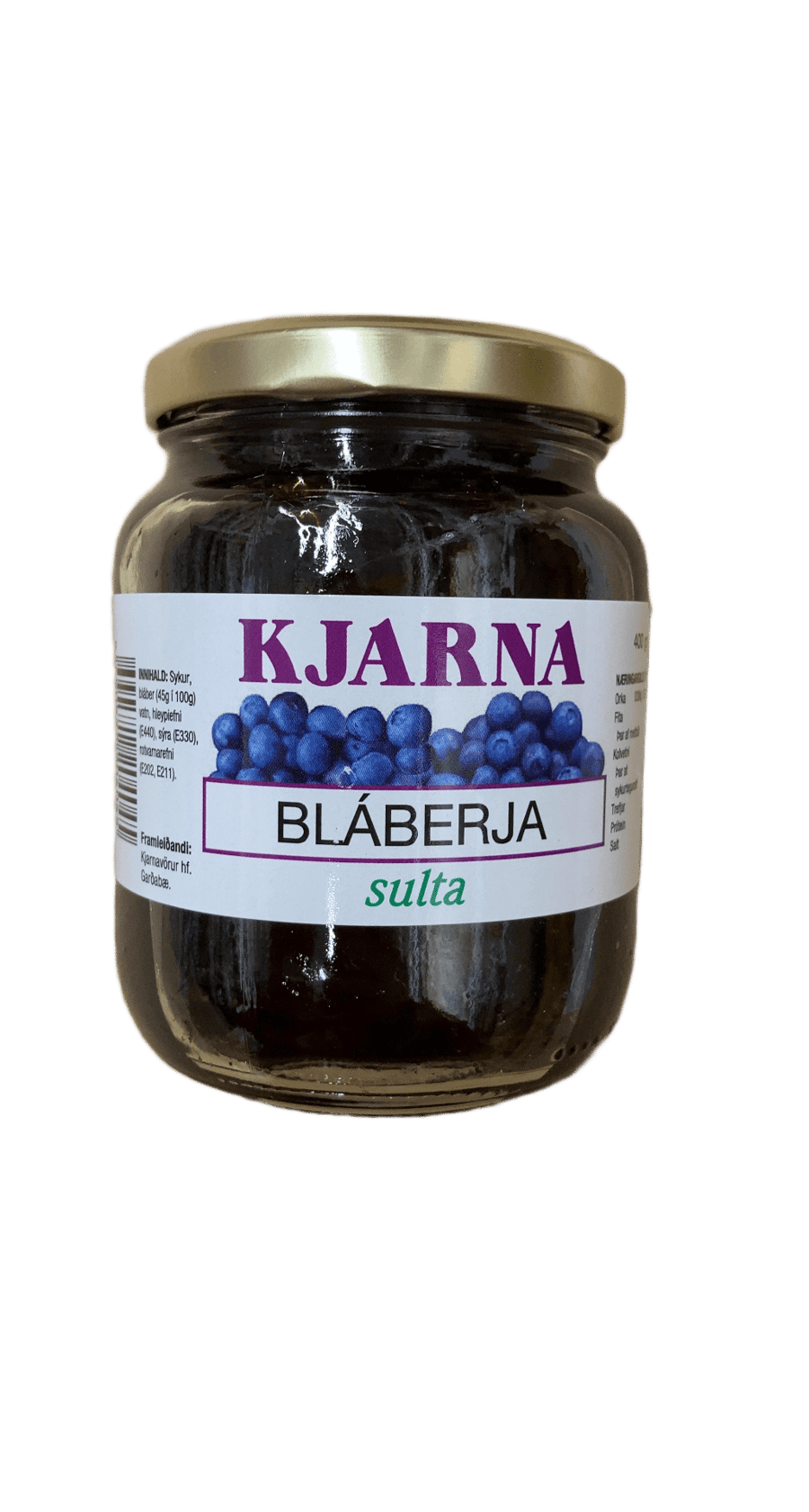 Kjarna Bláberja Sulta 400 g