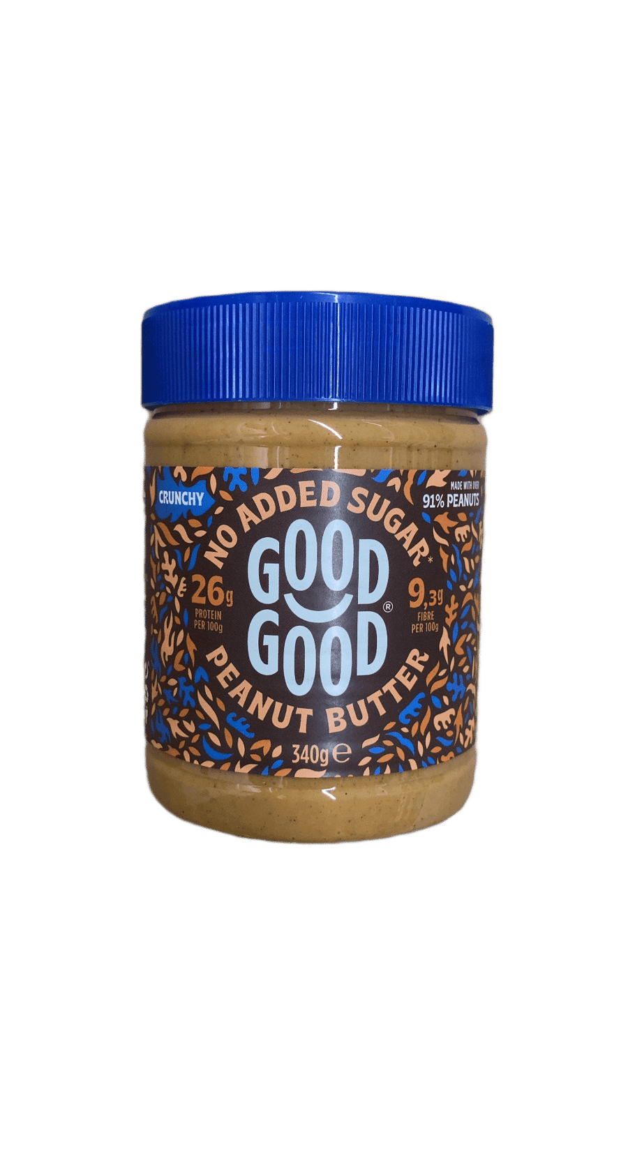 Good Good stökkt hnetusmjör án viðbætts sykurs 340 g