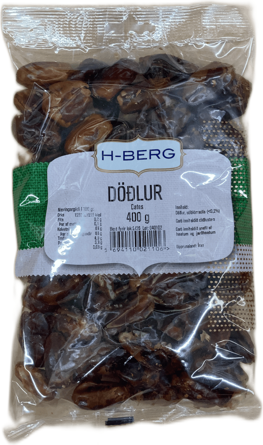 H-Berg Döðlur 400 g
