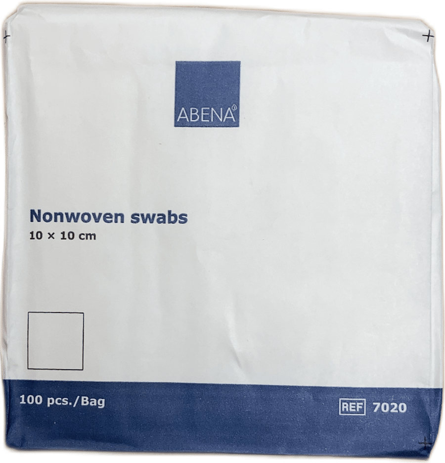 Abena óofnar grisjur 10 x 10 cm, 100 stk