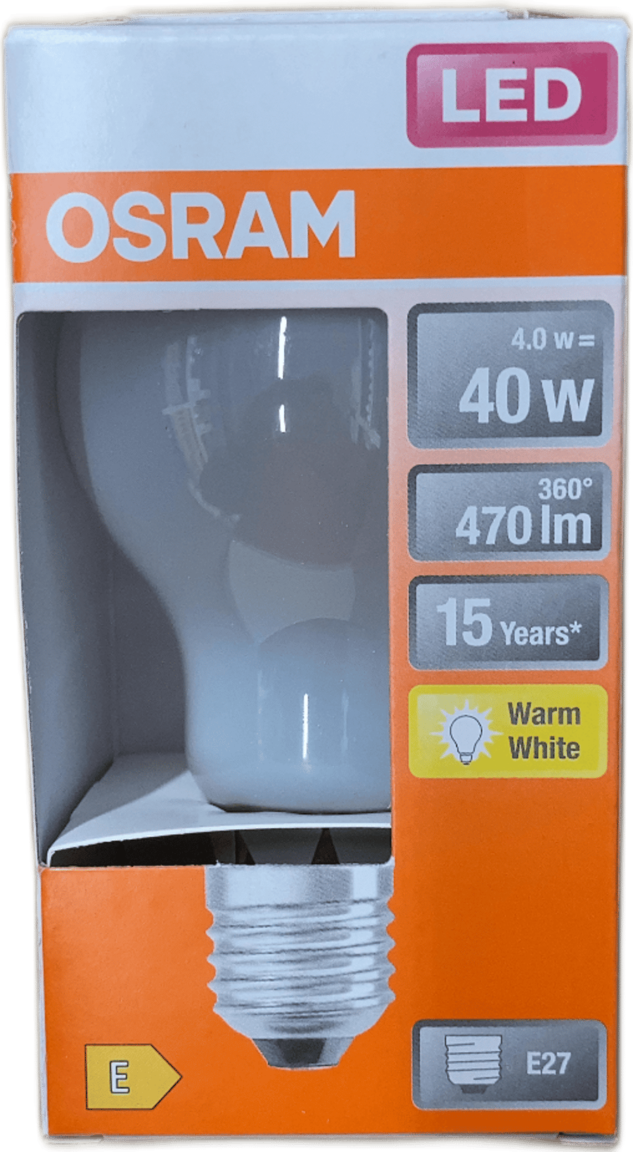 Osram LED Star Classic A 40 E27 4 W