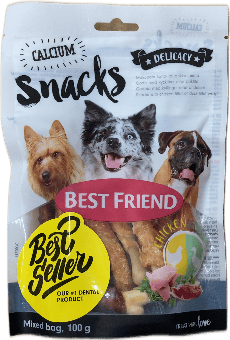 Best Friend kalsíumsnarl sælkerablanda 100 g