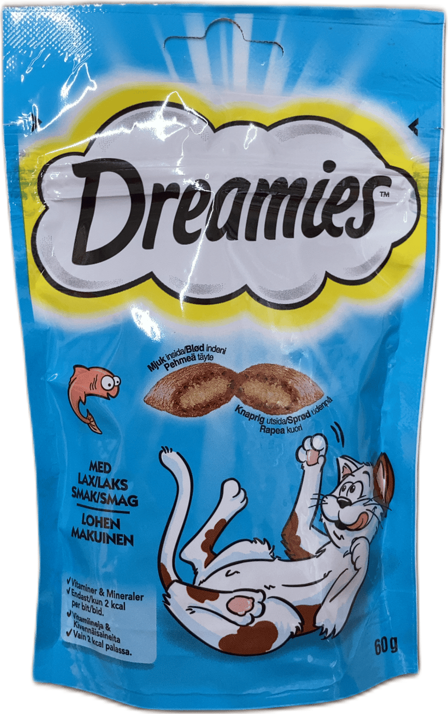 Dreamies lax kattnammi 60 g