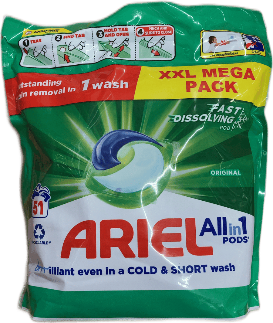 Ariel Allt-í-einu þvottahylki Original 974,1 g