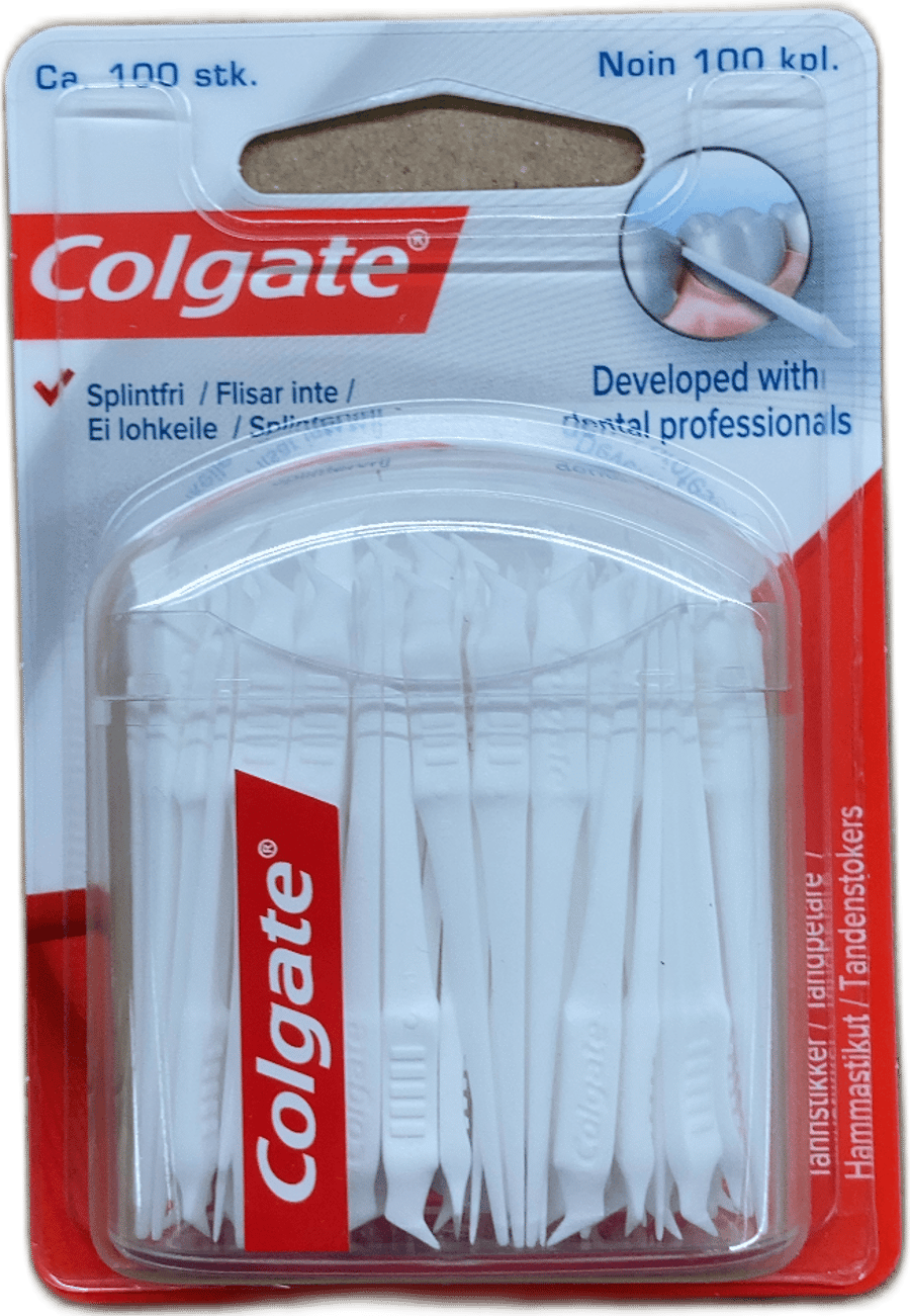 Colgate Tannstönglar 100 stk