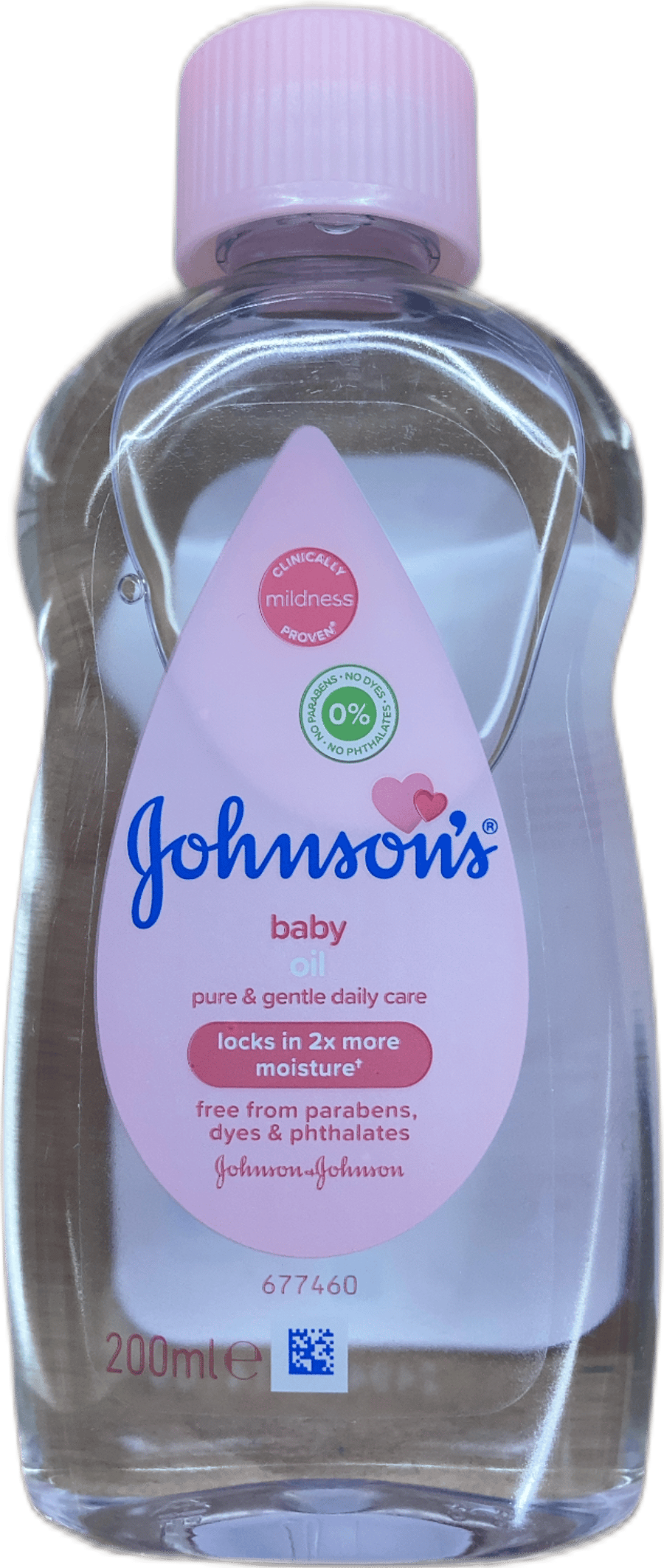 Johnson's barnaolía hrein og mild 200 ml