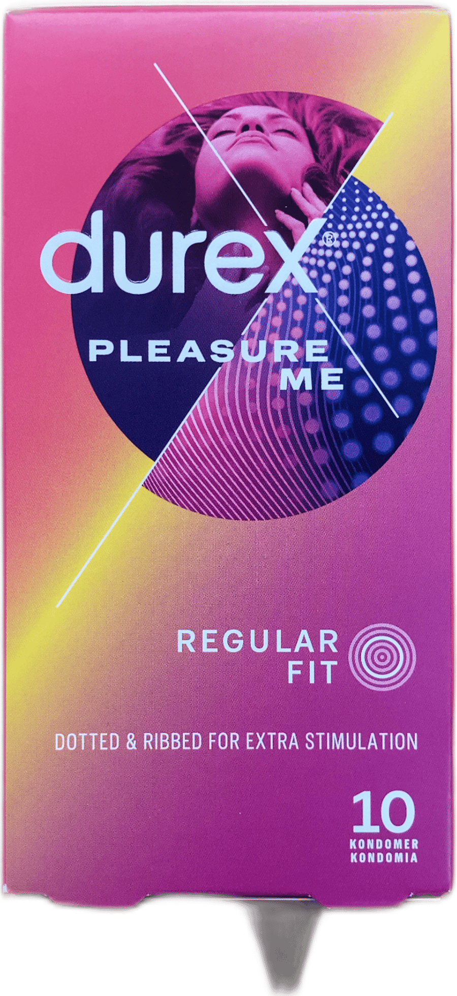 Durex Pleasure Me smokkar, venjuleg stærð, 10 stk.