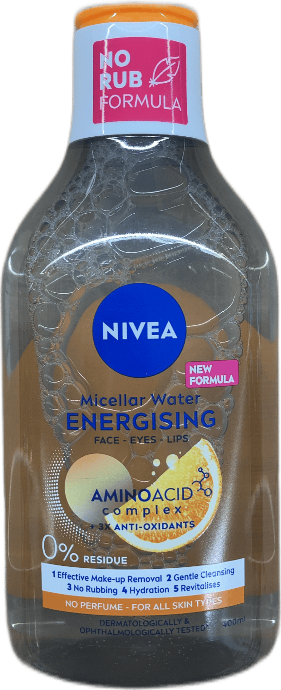 Nivea orkugefandi míselluvatn 400 ml