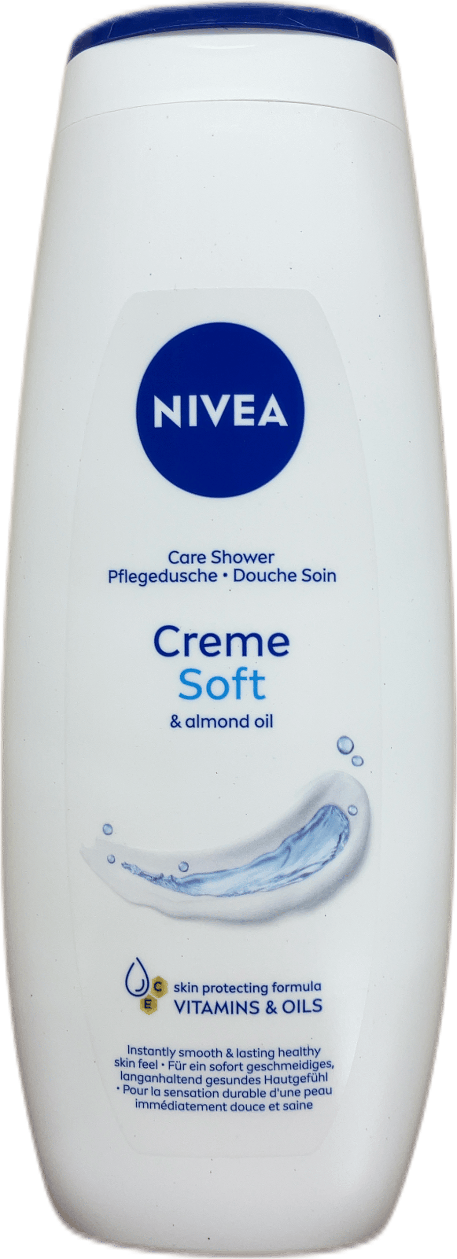 Nivea Creme Soft umhirðusturtusápa með möndluolíu 500 ml