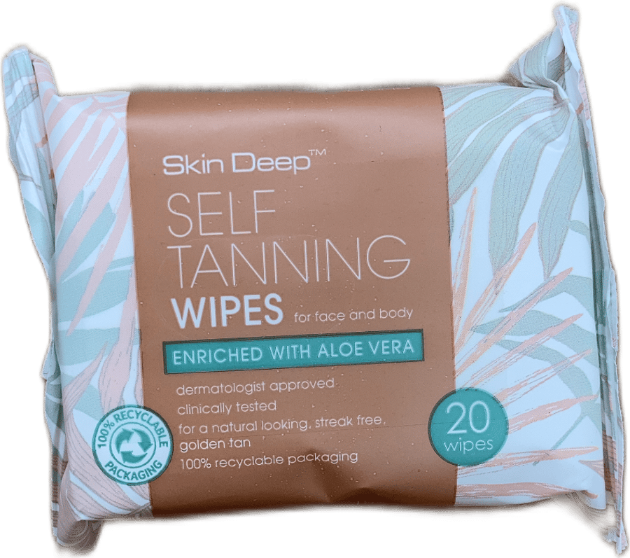 Skin Deep sjálfbrúnkuklútar með aloe vera 20 stk