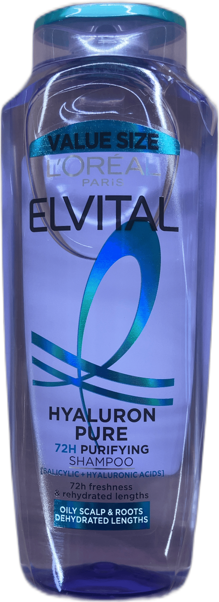 L'Oréal Paris Elvital Hyaluron Pure 72H hreinsandi sjampó 400 ml