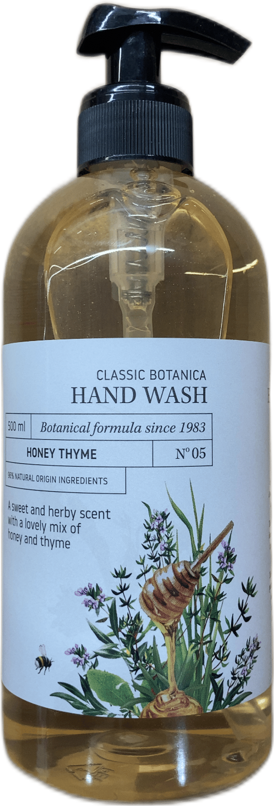 Classic Botanica handsápa hunang og timían 500 ml