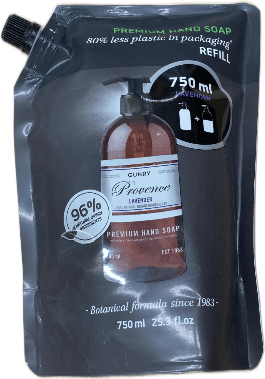 Gunry Provence Lavender Premium handsápuáfylling 750 ml