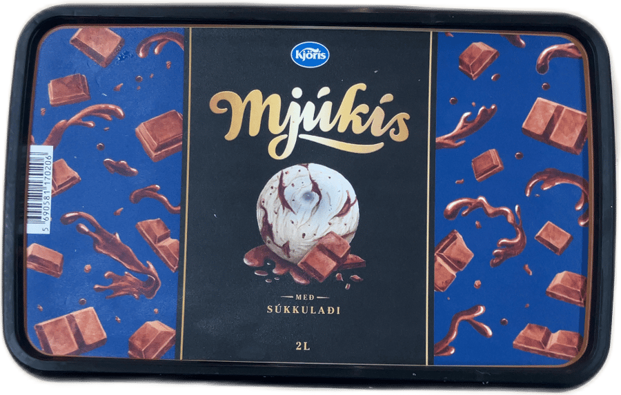 Kjörís Mjúkís Súkkulaði 2000 ml