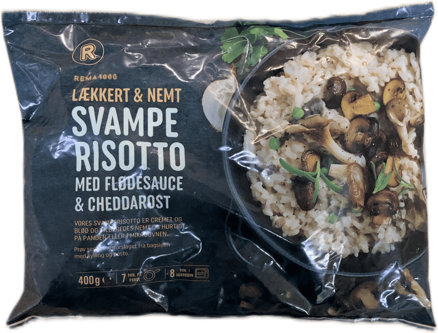 REMA 1000 Svepparísottó með rjómasósu og cheddarosti 400 g