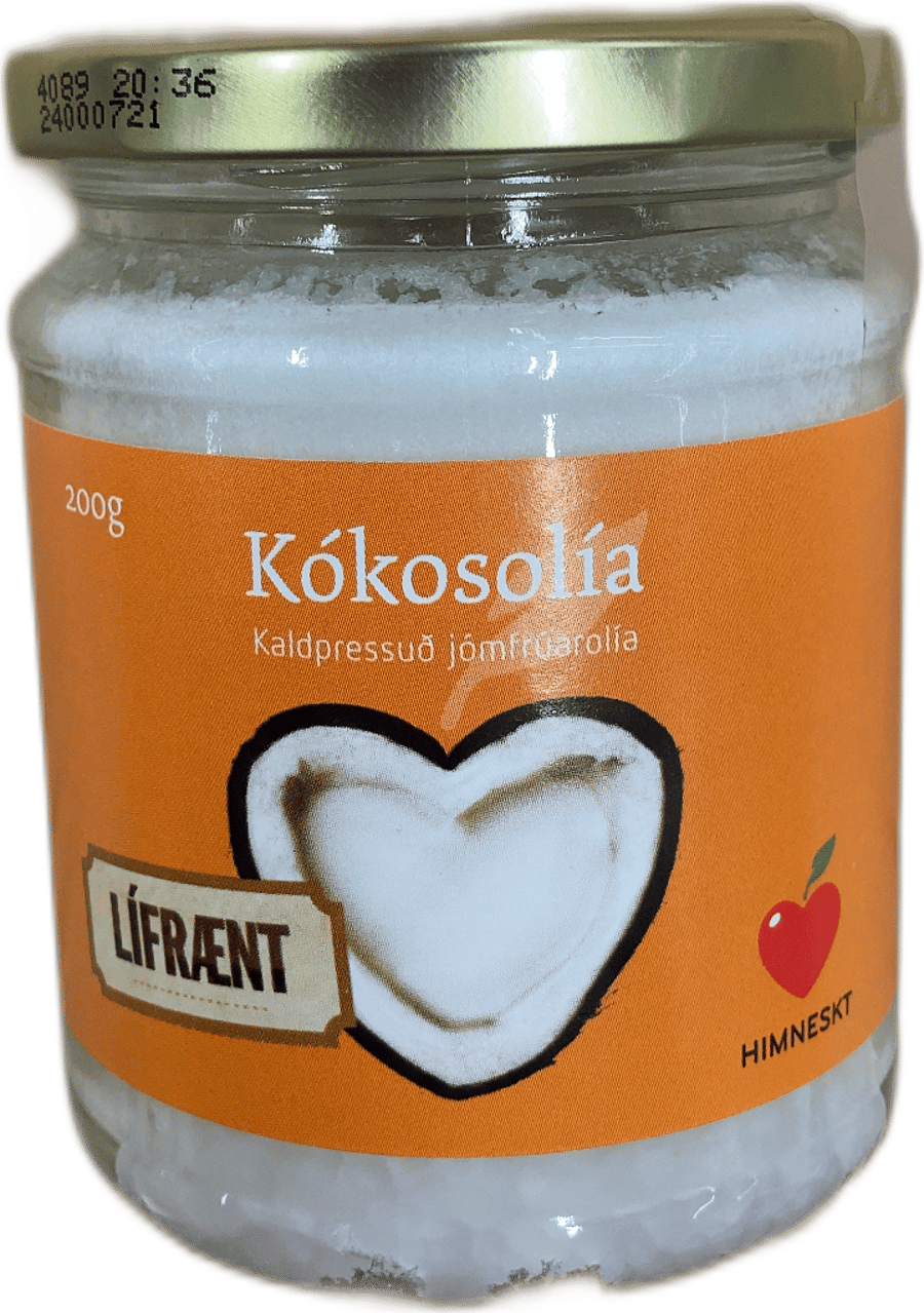 Himneskt Kaldpressuð Jómfrúarkókosolía 200 g