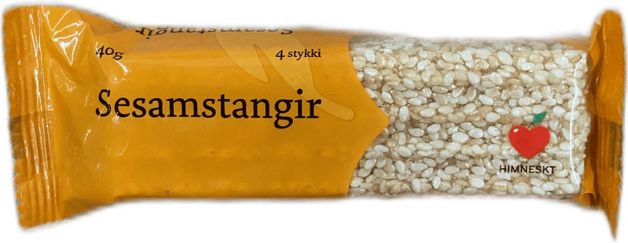 Himneskt Lífrænar Sesamstangir 4 stk