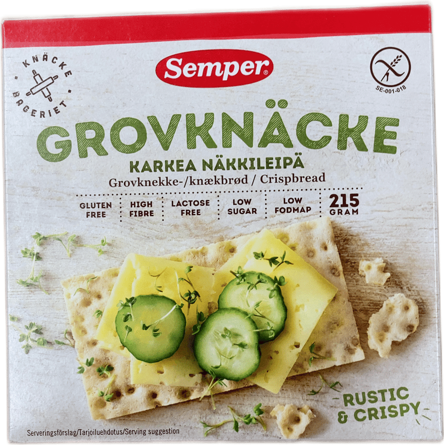 Semper gróft hrökkbrauð glútenlaust 215 g