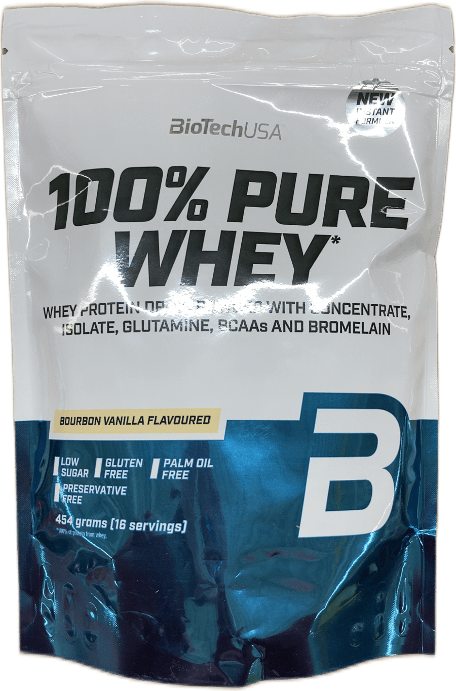 BioTechUSA 100% Pure Whey Bourbon-vanilla 454 g