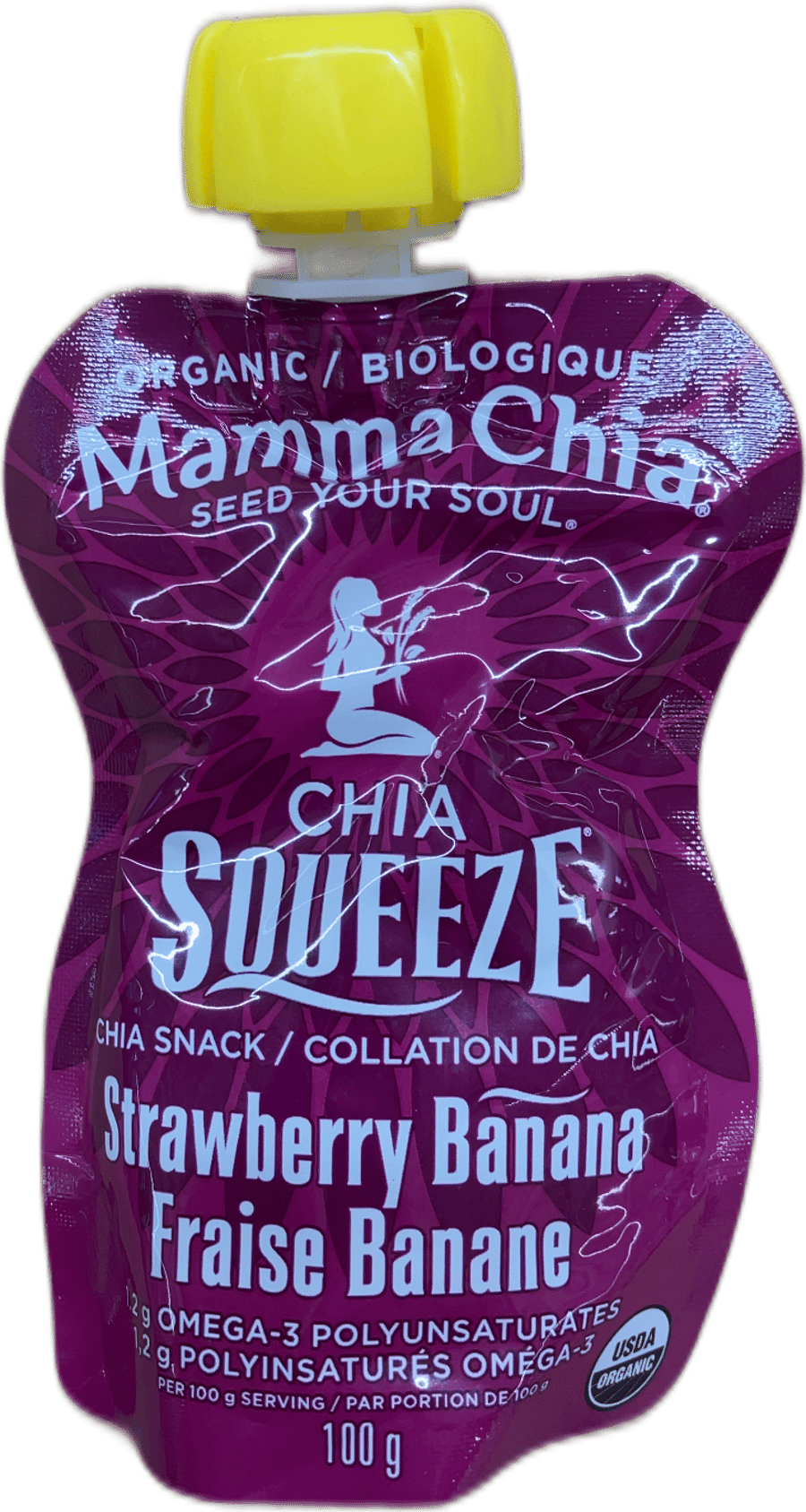 Mamma Chia Chia Squeeze jarðarber og banani 100 g