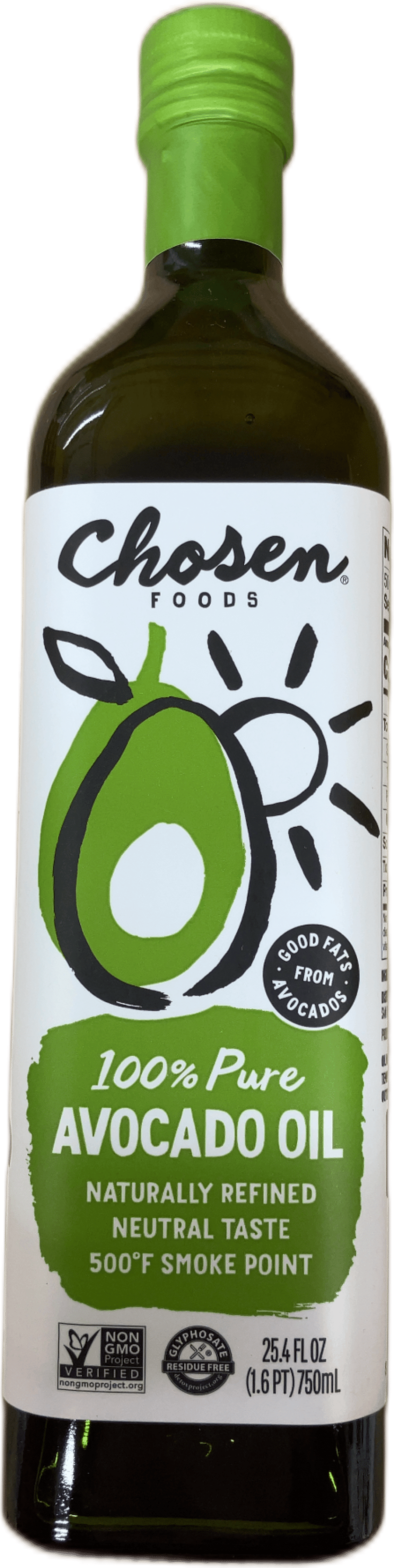Chosen Foods 100% hrein lárperuolía 750 ml