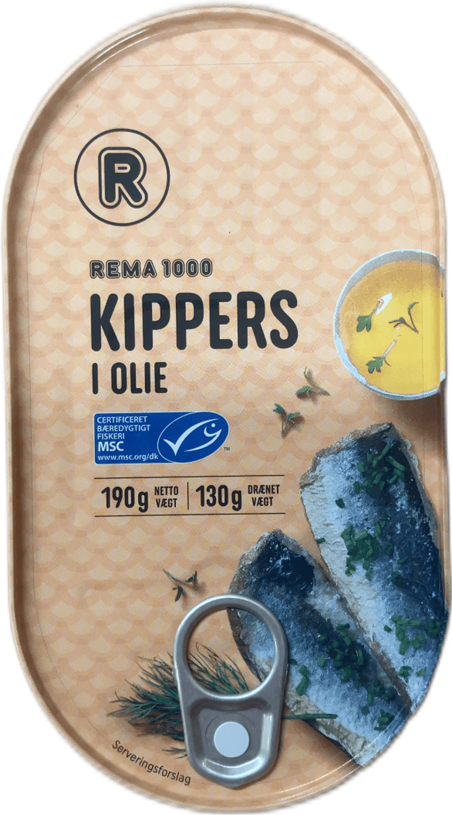 Rema 1000 reykt síld í olíu 190 g