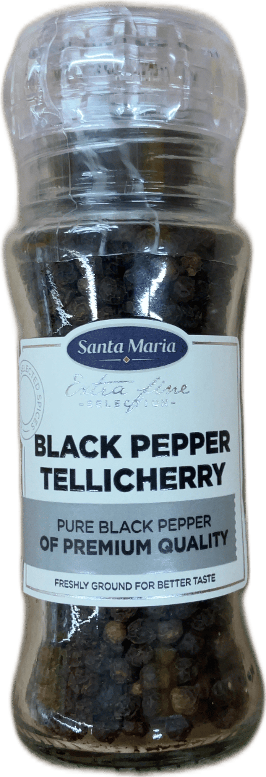 Santa Maria svartur pipar Tellicherry 70 g
