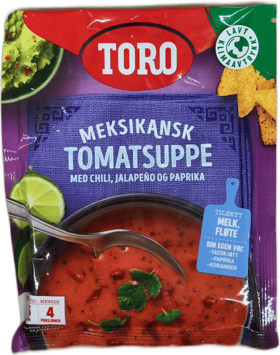 Toro mexíkósk tómatsúpa með chili, jalapeño og papriku 100 g