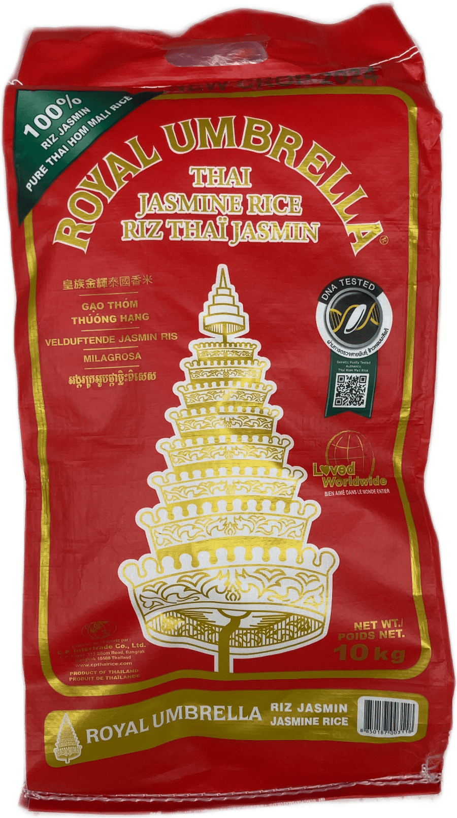 Royal Umbrella taílensk jasminhrísgrjón 10 kg